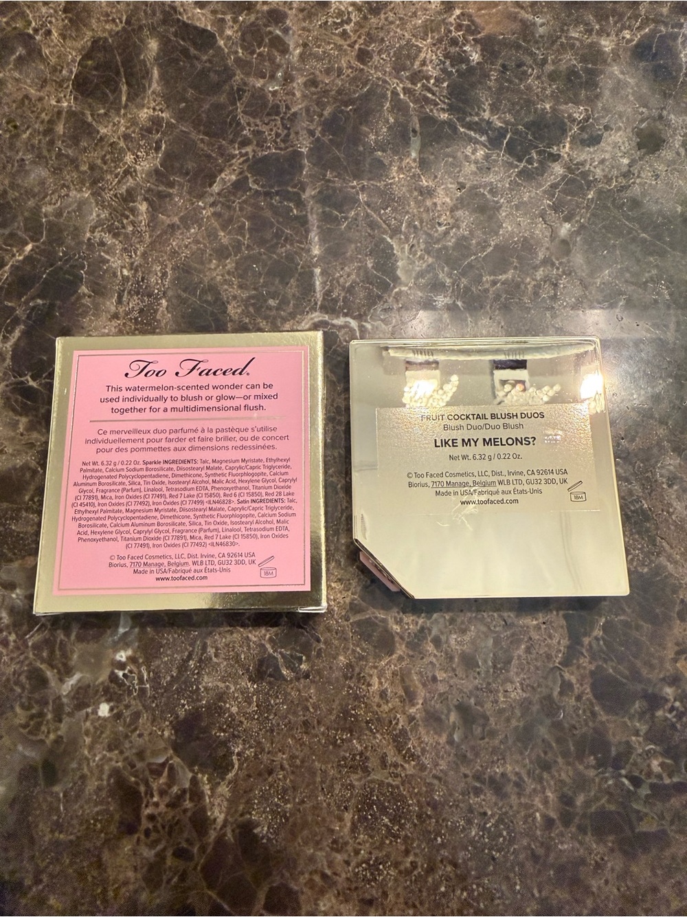 Too Faced Fruit Cocktail Blush Duo - Like My Melons? - Picture 2 of 2